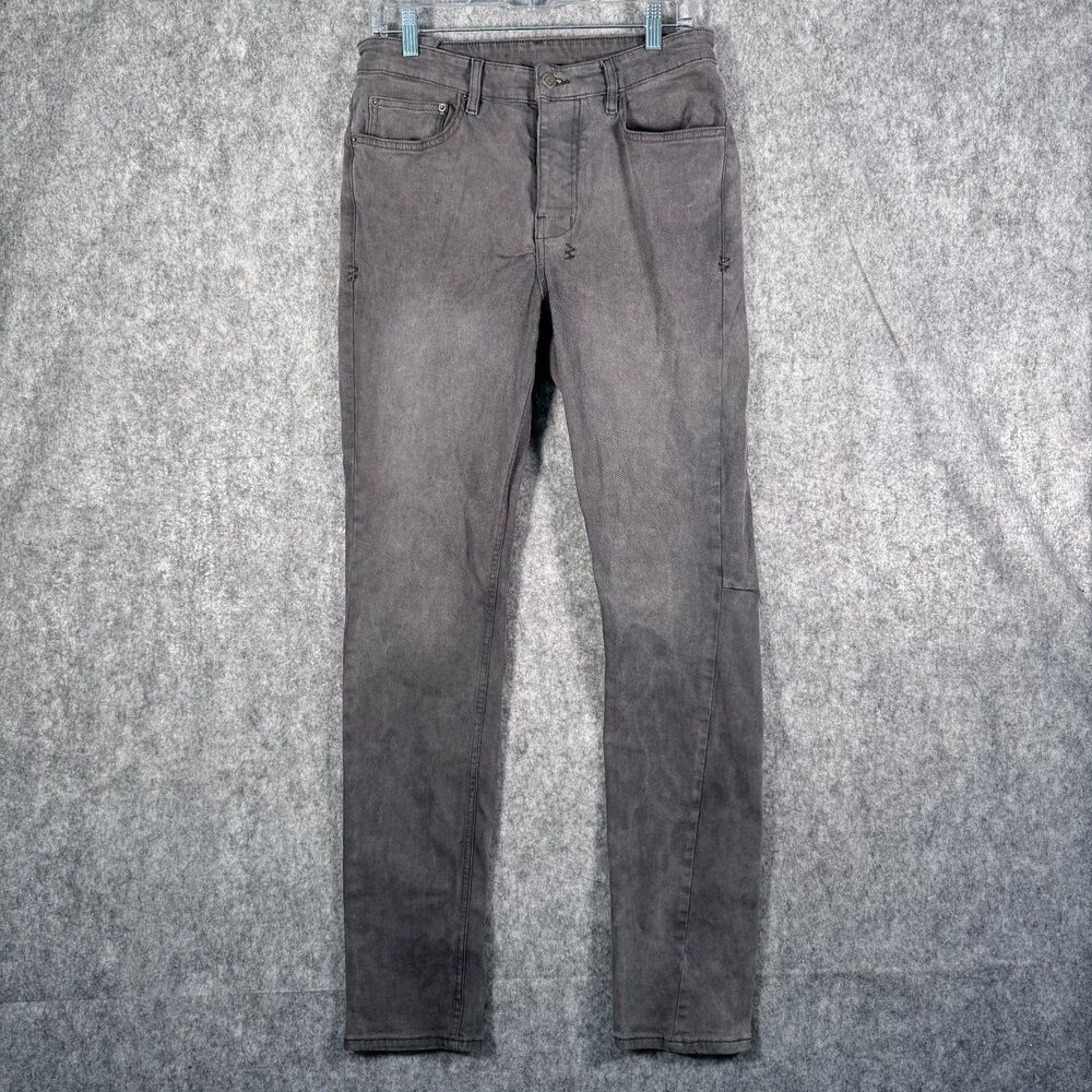 Ksubi Jeans Mens Size 32x32 Measures 30x32 Gray Inner Tag Coming Undone